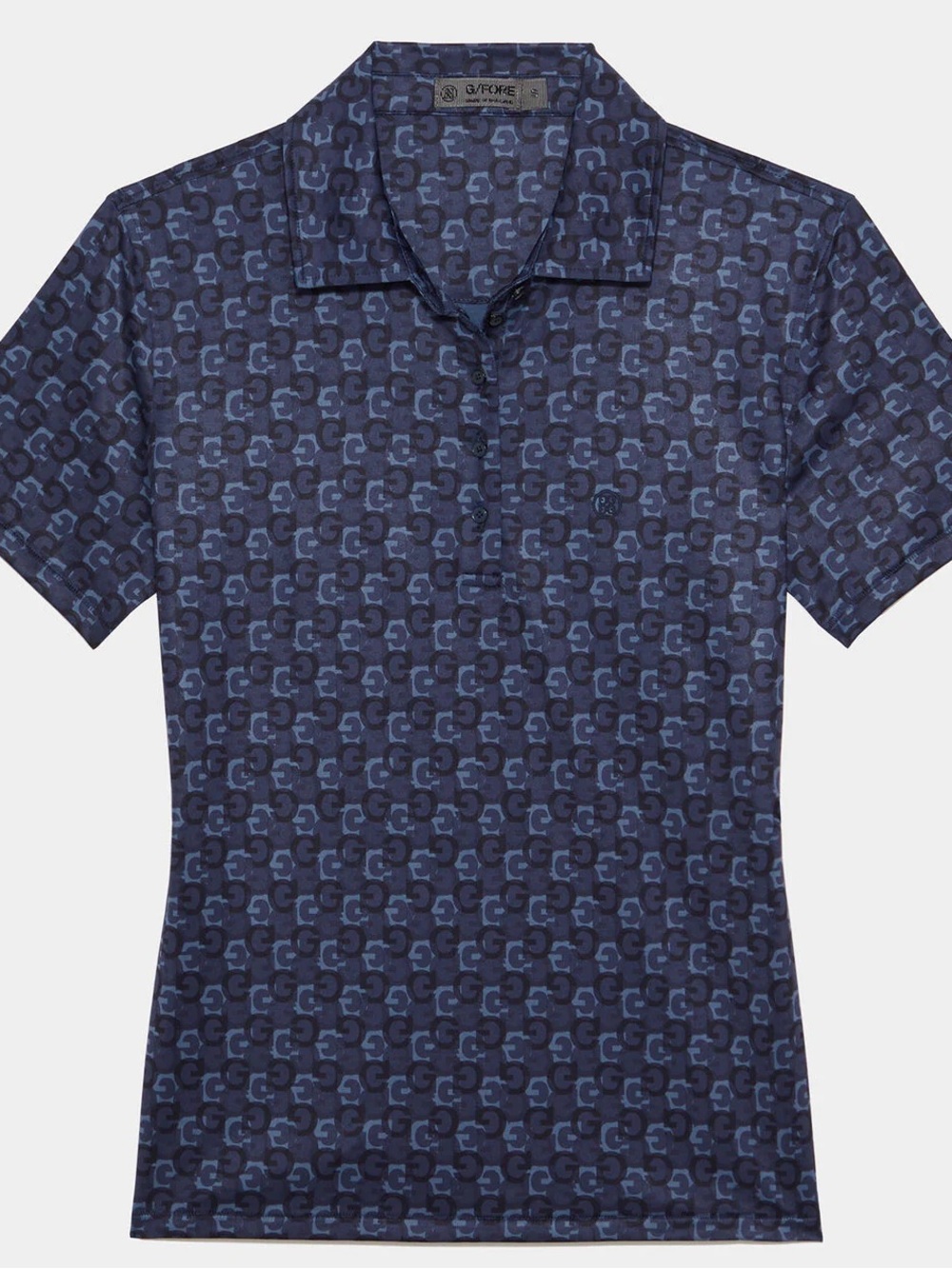 G-Fore Dri-fit Navy Golf Shirt Size Sm
